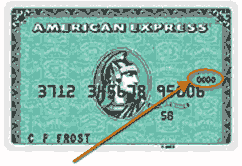 Amex CVV Image